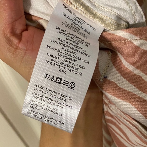 Free people We The Free Tan and White Bootcut Pants - Picture 9 of 12